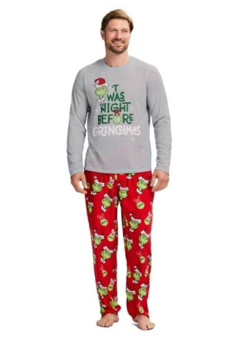 Grinch pajama set - grinch,