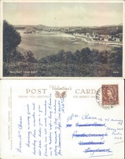 Millport from East Valentine Sons Ltd 1952 postmark Cities Towns Landscapes
