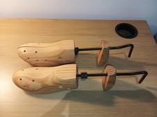 Shoe Boot Shaper Stretcher, Shoe Tree, Wooden, Adjustable, Shoe Horn, Bag, New