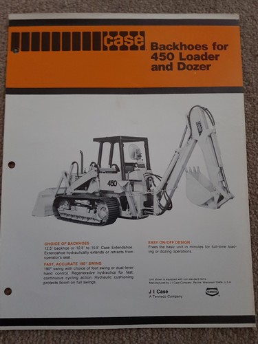Case backhoes for 450 - case,