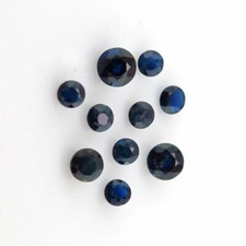 Sapphires Faceted Round 3mm to