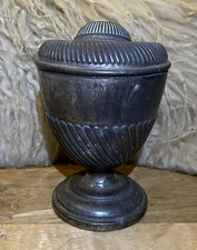 Antique Urn Oil Lamp | Hallmarked