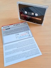 AGFA F-DXI 60 USED CASSETTE TAPE VINTAGE CLEAN CARD