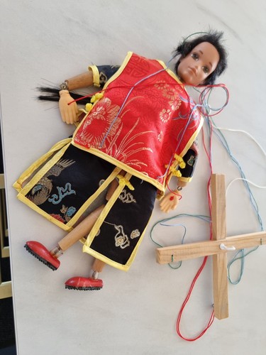 Vintage puppet doll - vintage,