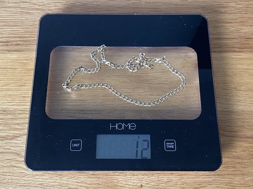 9ct gold chain - heavy, fully