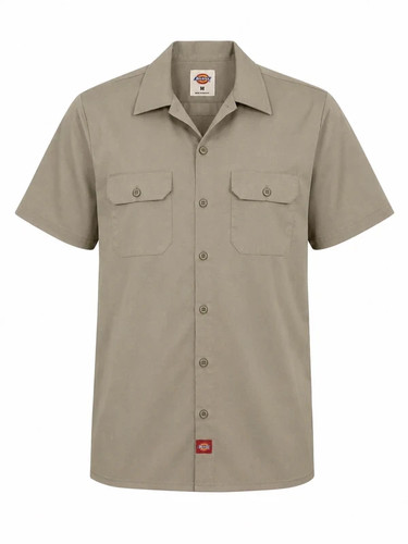 Dickies khaki short sleeve - short,