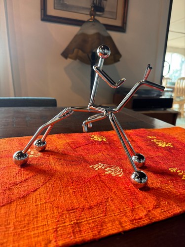 Vintage chrome abstract stick - vintage,