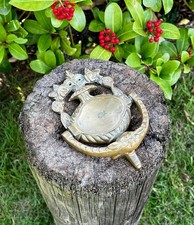 ANTIQUE BRASS DOOR KNOCKER