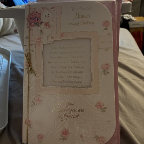 Nana birthday card - nana, large