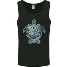 Tribal Turtle Mens Vest Tank Top