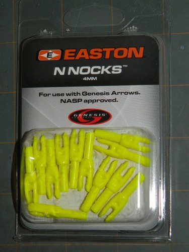 Easton nocks yellow - nocks, 4mm