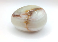 Vintage Polished Onyx Marble Egg Stunning Banding