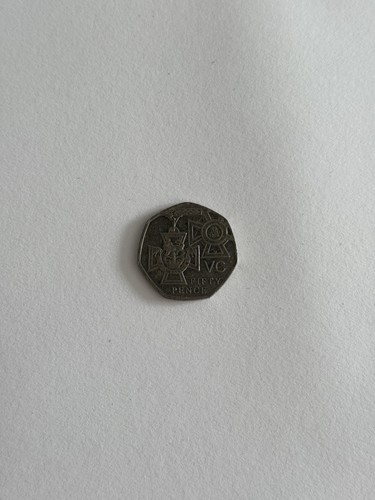 Victoria cross medal 50p coin - victoria,
