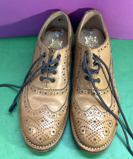John White Womens Tan Brogues 100% Leather Size UK 6