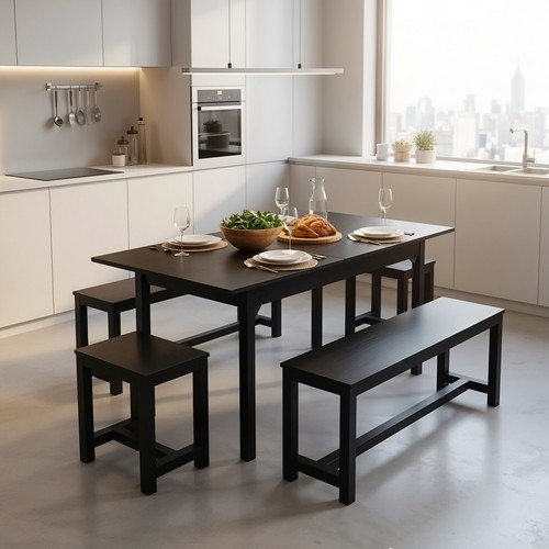 Piece dining table - table, set