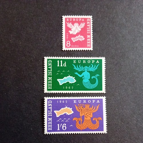 Herm island 1962 europa mnh - island,