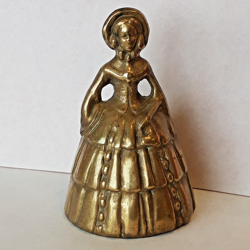 Brass bell large - brass,