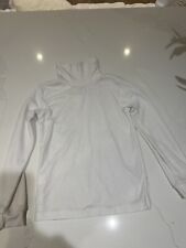 Child's Midlayer/ Skins Ski White Polo Neck Age 9