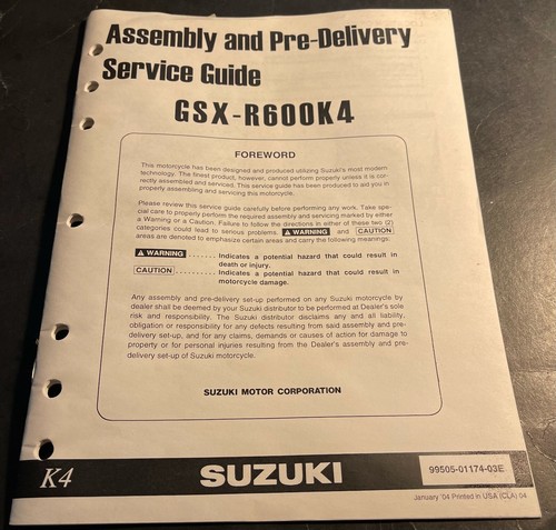 2004 suzuki gsx r600k4 - 2004,