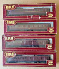 4x Airfix  GMR OO Gauge Ex GWR Centenary Stock Coaches, 2 Composite, 2 Brake 3rd