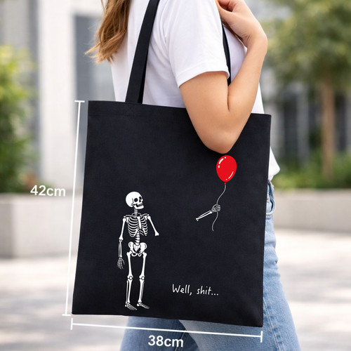 Funny skeleton tote - funny,