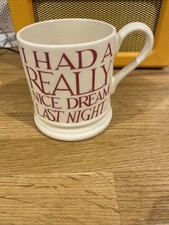 Gorgeous Emma Bridgewater Half Pint Mug. Nice Dream Design. Excellent Condition
