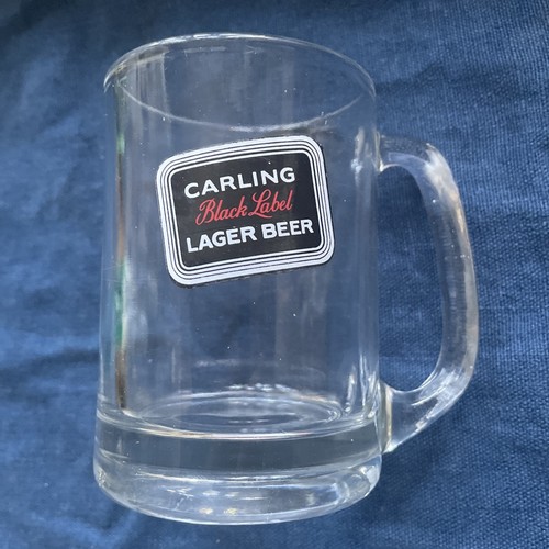 Carling black label - label, half