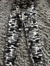 Camouflage Cargo Combat Pants Punk Portable