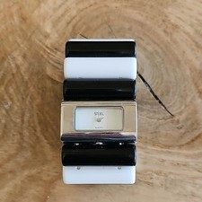 Black & White Bracelet Watch | Chunky Wristwatch