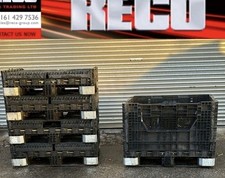 5 x USED COLLAPSIBLE PLASTIC