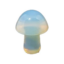 Mushroom Opalite Opel Gemstone Crystal Carved Polished Mini Carving Quirky x 1