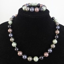 M&S Chunky Faux Pearl Necklace
