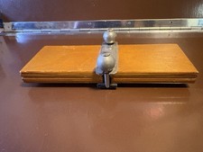 Vintage Wooden Tie Press with Sprung Balls - Repurpose as Flower Press