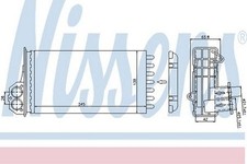 Nissens heater for peugeot - heater, 206