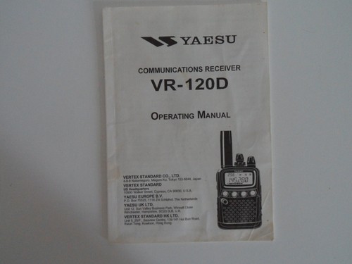 Yaesu 120d instruction - vr,