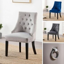 Velvet dining chair - velvet,