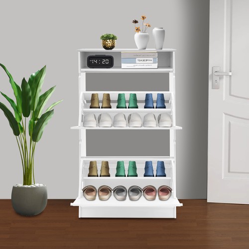 Shoe cabinet with flip - shoe,