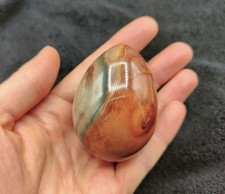 Polychrome Jasper Egg Carving