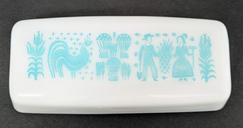 Pyrex amish butterprint butter - amish,