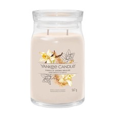 Yankee Candle 2 WICKS  - Signature Large Jar - 567 g - VANILLA CREME BRULEE
