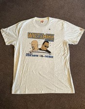 WWE WRESTLEMANIA 17 HOMAGE SHIRT LARGE BRAND NEW ROCK AUSTIN 2001 WWF