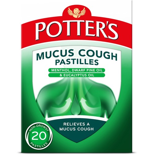 Potter mucus cough pastilles - potter,