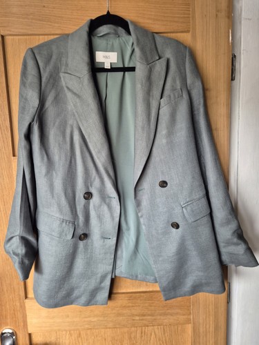 Sage green linen - uk,