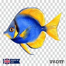 Blue tang fish UV DTF Sticker