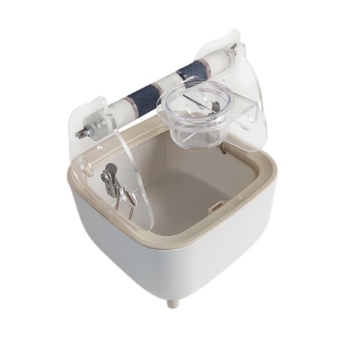 Parrot toilet stand - parrot, bird