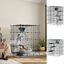 DIY Cat Cage Indoor, 4-Tier