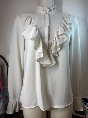Zara basic cream long sleeve - zara,
