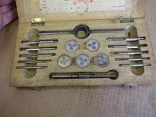 Warrier BA tap and die set 0,2,4,6,8BA + tap / die holder cased