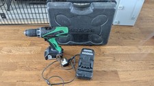 Hitachi DV 18DSFL cordless combi hammer drill 18V 1  1.5Ah battery & charger