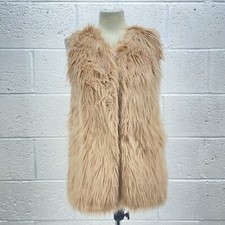 NUDE FAUX FUR GILET COAT VEST